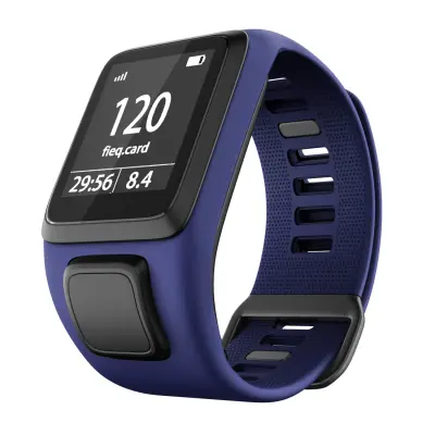 TomTom Adventurer / Golfer / Runner / Spark mm narukvica silikonska Tamno plava