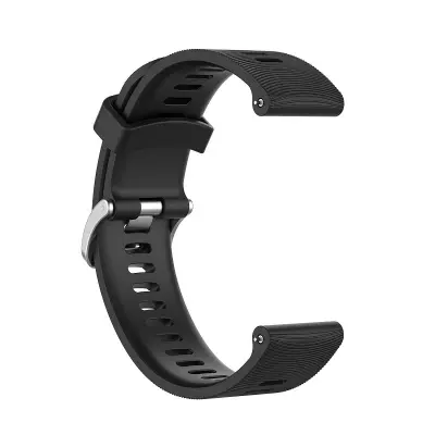 Remen za sat Garmin Forerunner 245 Silikonski Crna