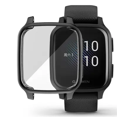 Zaštitna futrola za sat sa zaštitom zaslona za Garmin Venu Sq Crna