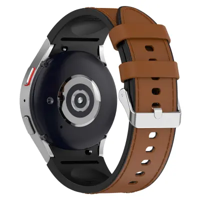 Silikonski jednobojni remen za Samsung Galaxy Watch Smeđa