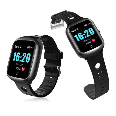 Pametni sat s GPS pozicioniranjem, otkucajima srca, monitorom spavanja, video pozivom, IP67 Crna