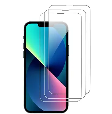 Zaštitno staklo kompatibilno s iPhone 13/13 Pro kaljeno staklo 3 komada Prozirna