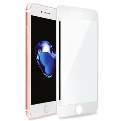 iPhone 8 plus 3D Full Coverage Tempered Glass - White Bijela