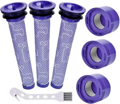 Pre/Post filter kompatibilan s Dyson V6/V7/V8 - plavi, paket od 7 komada