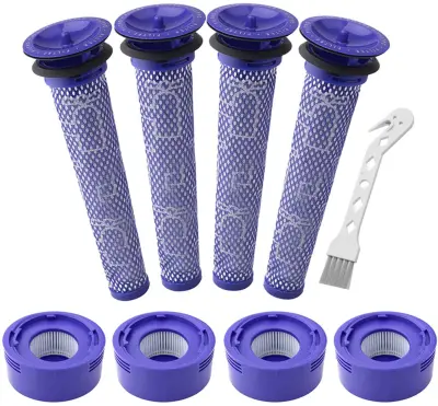 Predfiltar/Naknadni filtar kompatibilan s Dyson V7/8 plavi 9-dijelni set Plava