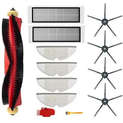 Komplet za zamjenu kompatibilan sa Xiaomi Roborock S6/S60/S65/S5/MAX/MAXV 13-dijelni Bijela/Crvena/Siva/Žuta