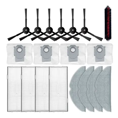 19-dijelni set zamjenskih dodataka kompatibilan s Roborock S8 Pro Ultra null
