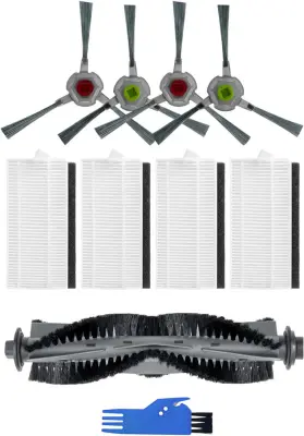 Dodaci za robotski usisavač Airrobo P20, 4 filtera, 4 bočne četke, 1 glavna četka Multicolor
