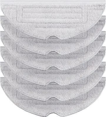Krpa za mop kompatibilna s Xiaomi Roborock S8/S8+ jednostruka vibracija 6 komada Siva