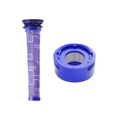Set pred-filtera i post-filtera kompatibilan s Dyson V8 plavi/ljubičasti 2 komada Plava/Ljubičasta