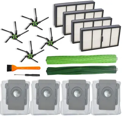 Rezervni dijelovi kompatibilni s iRobot Roomba S9/ S9+ 16 dijelova Siva, zelena, crna