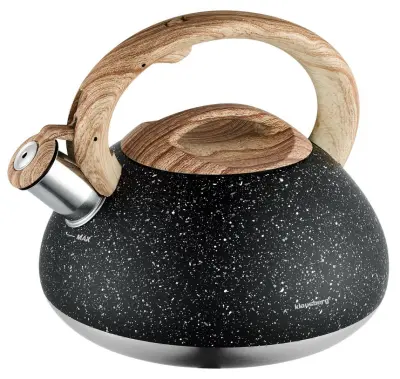 2,7 L ČAJNIK S PISKOM KLAUSBERG KB-7282 GRANITE WOOD