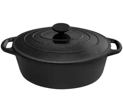 Tava od lijevanog željeza 6,2 l 33 cm KiNGHOFF KH-1111