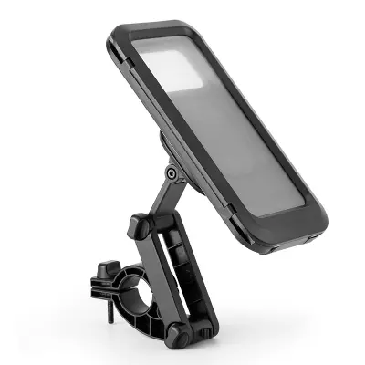Vodootporni držač za telefon za bicikl/motocikl/skuter, rotacija 360°, crni Crna