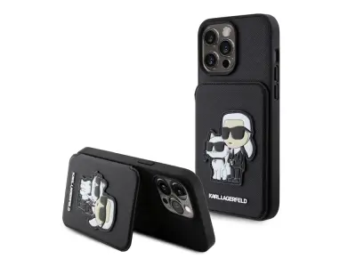 Maska za Apple iPhone 15 Pro Saffiano s držačem kartica