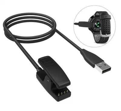 Punjač kompatibilan s Garmin Forerunner 235 / 735XT / 630 / 645 / Vivomove HR Crna