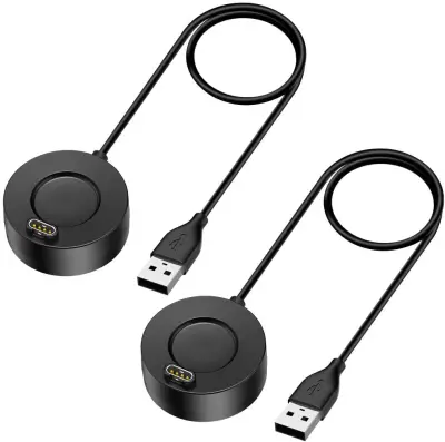 Garmin Fenix 5/6 Forerunner 935/945 punjač za sat ABS USB crni 2 komada Crna