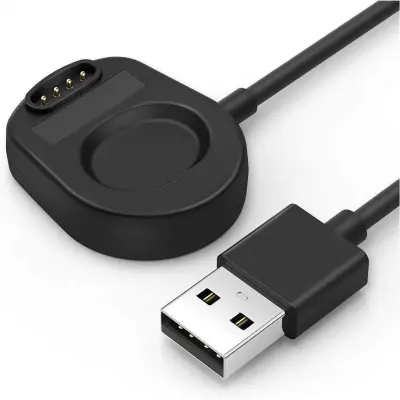 Magnetski USB punjač kompatibilan sa Suunto 7 pametnim satom Crna