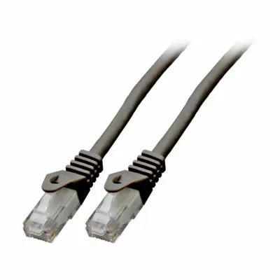 EFB UTP CAT.6 patch kabel, 15 m, crni
