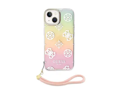 Maska za Apple iPhone 15 Plus TPU Peony s remenom