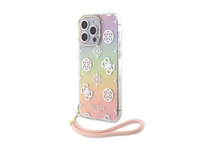 Maska za Apple iPhone 15 Pro TPU Peony s remenom