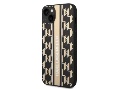 Maska za Apple iPhone 14 PU Monogram Stripe