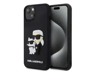 Maska za Apple iPhone 15 Plus 3D Rubber Karl & Choupette