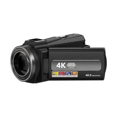 Video kamera 4K/48MP/16x zum/IR noćni vid crna 7-dijelni set Crna