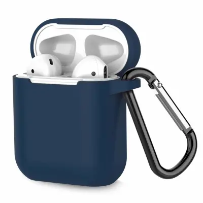 Zaštitna silikonska futrola za Apple Airpods - tamno plava Tamno plava