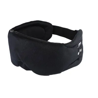 Maska za spavanje sa slušalicama Bluetooth 5.0 Crna Crna