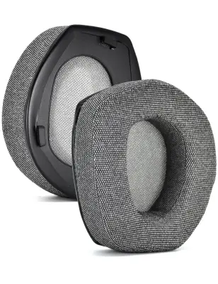 Udobni laneni zamjenski jastučići za uši za Sennheiser HDR RS 165/175/185/195 Crna