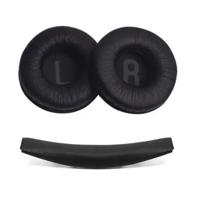 Zamjenski jastučići i traka za glavu za JBL T450/T500 BT, Tune600, 510BT, JR300 Crna