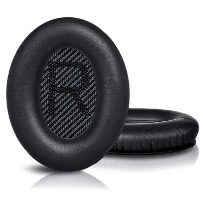 Jastučići za uši za Bose QC35 I/II, QC25, QC15, QC 2 AE 2, AE 2i, AE 2w, SoundTrue, SoundLink Crna