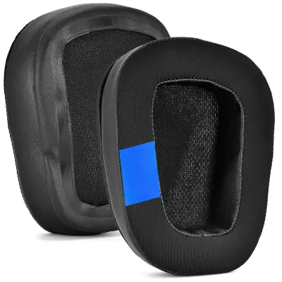 Zamjenski jastučići za uši s navlakom od memorijske pjene za Logitech G633/G933 Crna