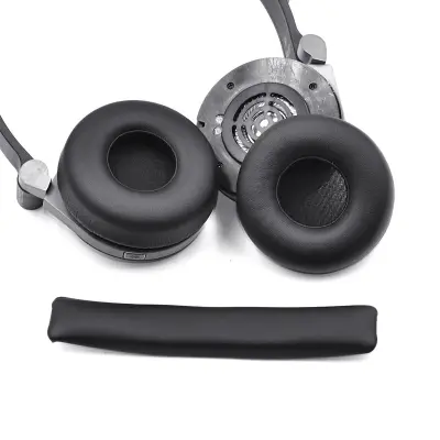 1 par jastučića za uši i zamjenska traka za glavu za JBL E40 E40BT Crna