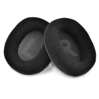 Jastučići za uši za Logitech G Pro & Logitech G Pro X, mekani baršun, 1 par Crna