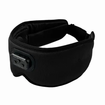 3D Bluetooth maska za spavanje Crna