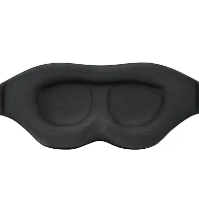 3D konturirana maska za spavanje Crna