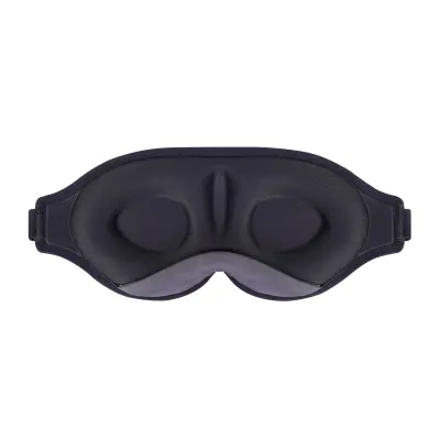 3D maska za oči za spavanje s čepićima za uši Crna/Plava/Narančasta