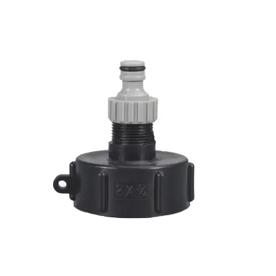 IBC Tank Adapter Plastični, Spojnica za crijevo crna