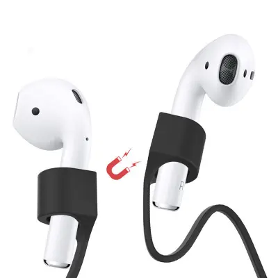 Magnetska traka za Airpods za Airpods 2, Airpods Pro 2/3 Crna