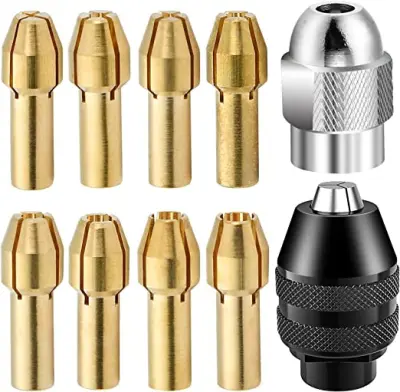 Dremel set stezaljki za rotacijski alat (kompatibilno s English 4485 i 4486) Zlatna