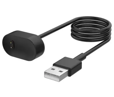 Punjač za Fitbit Inspire i Inspire HR pametni sat - kabel od 1 m Crna