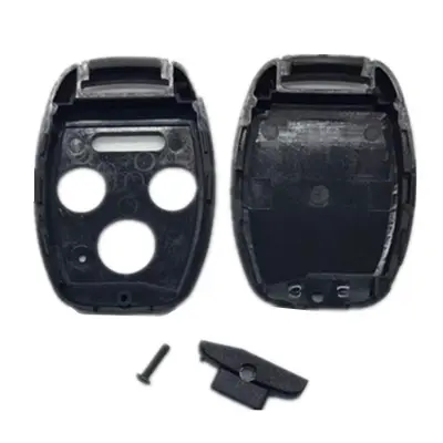 Kućište za auto ključ s 3+1 tipke kompatibilno s Fit/Accord/Civic/City/Crider Crna