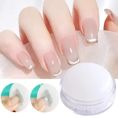 Jelly Nail Stamper za ukrašavanje noktiju silikonski bijeli