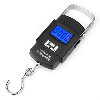 Viseća vaga engleska verzija crna 50kg/10g Crna