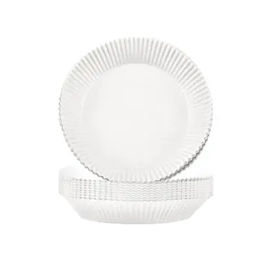 Jednokratni papir za fritezu Bijeli 16 cm 50 komada Bijela