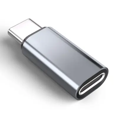 Adapter za punjenje Lightning ženski na Type-C muški, kompatibilan s iPhone 15 Siva