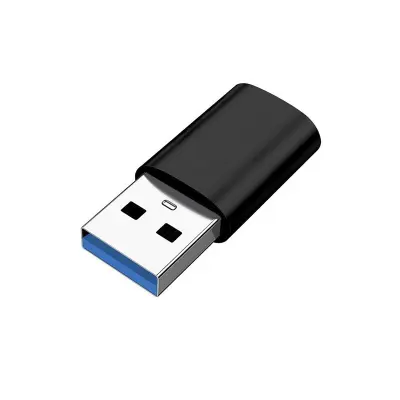 USB 3.0 Muški na USB C Ženski Adapter Crna