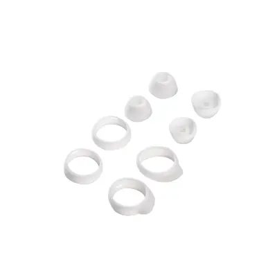 4 para silikonskih nastavaka za uši za Samsung Galaxy Buds SM-R170 Bijela